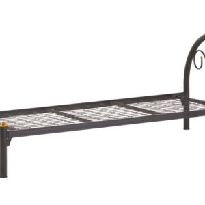 เตียงเหล็กระแนงกลมม