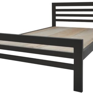 เตียงเหล็ก พื้นไม้